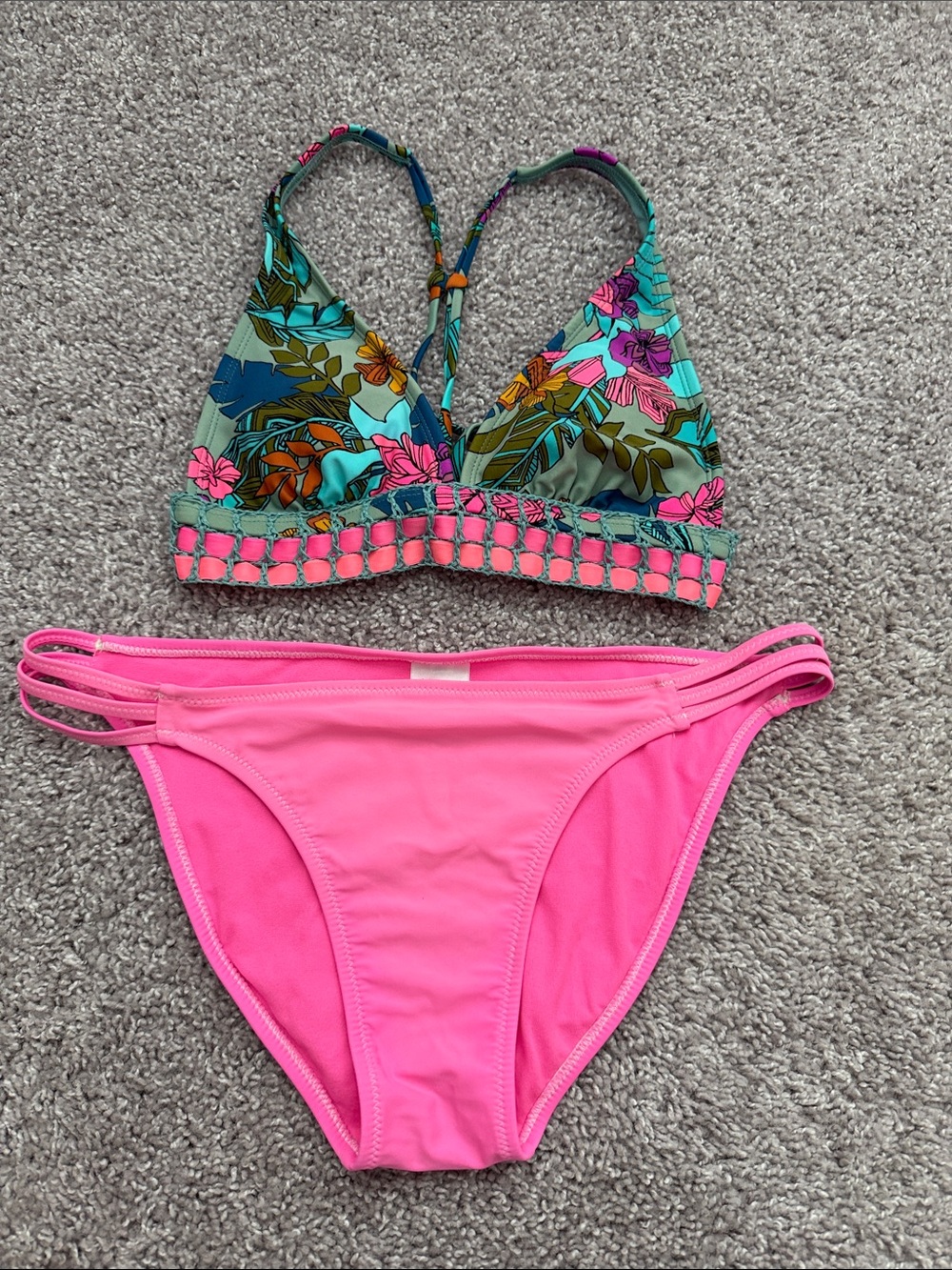 Xhilaration Pink Swim Top
